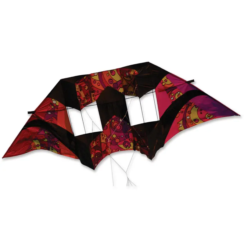 10.5 Ft Double Box Kite - Warm Orbit 1