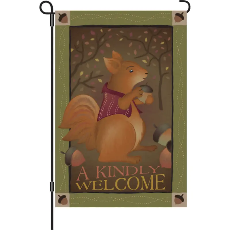 12 In. Flag - A Kindly Welcome 1