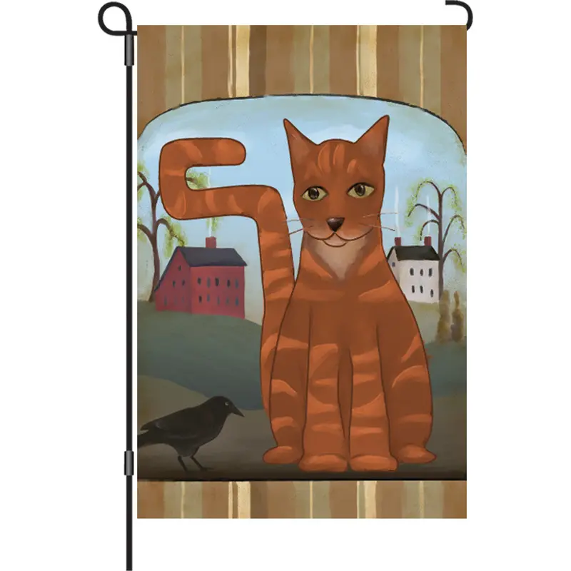 12 In. Flag - Country Tabby 1