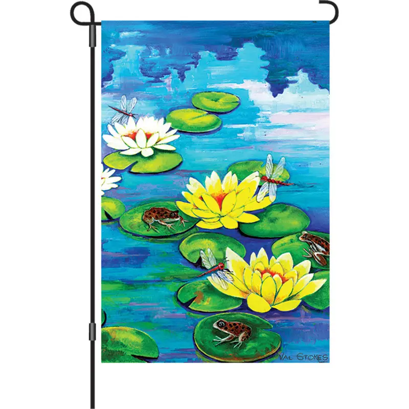 12 In. Flag - Frisky Frogs 1