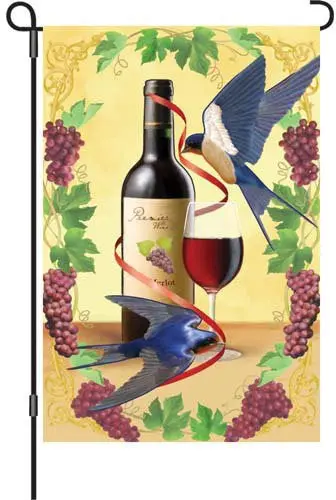 12 In. Flag - Swallows Of Capistrano 1
