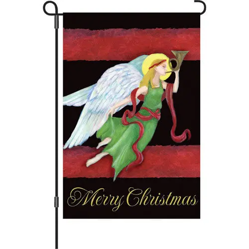 12 In. Flag - Yuletide Angel 1