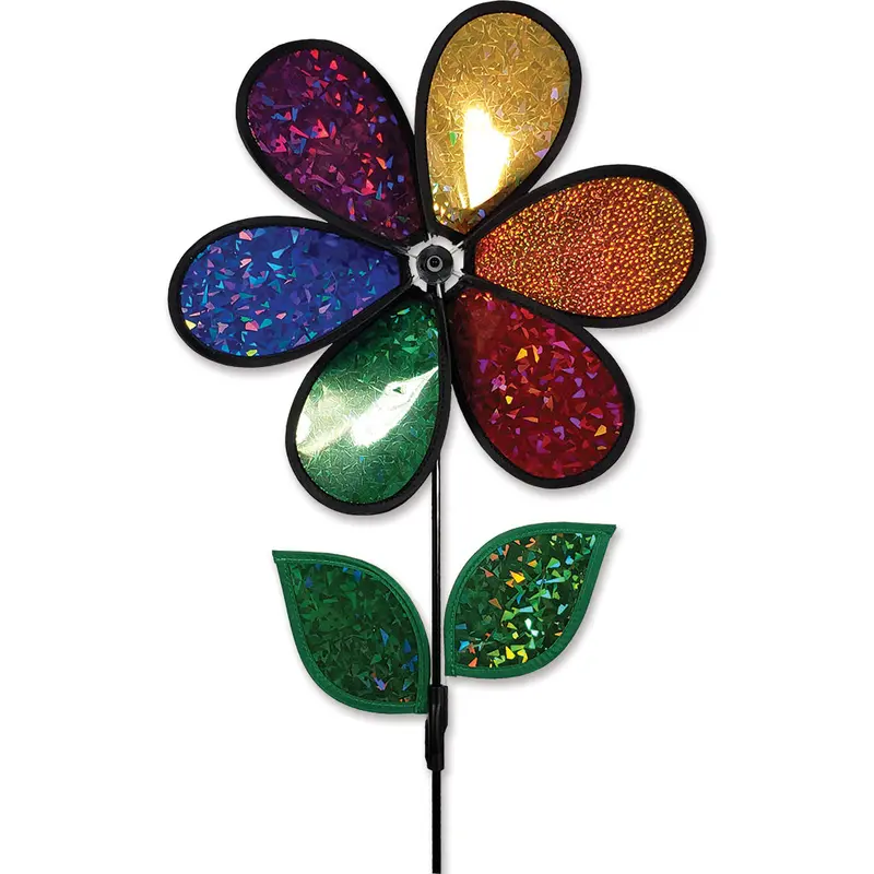 12 In. Flower Spinner - Rainbow Holographic (Bold Innovations) 1