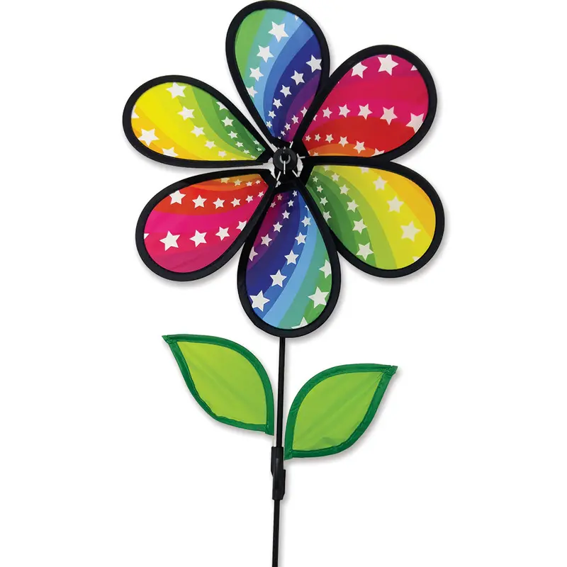 12 In. Flower Spinner - Rainbow Stars (Bold Innovations) 1