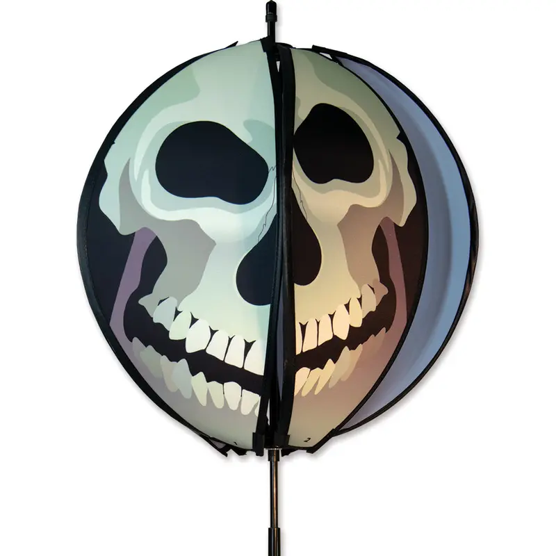 15 In. Ball Spinner - Skull 1