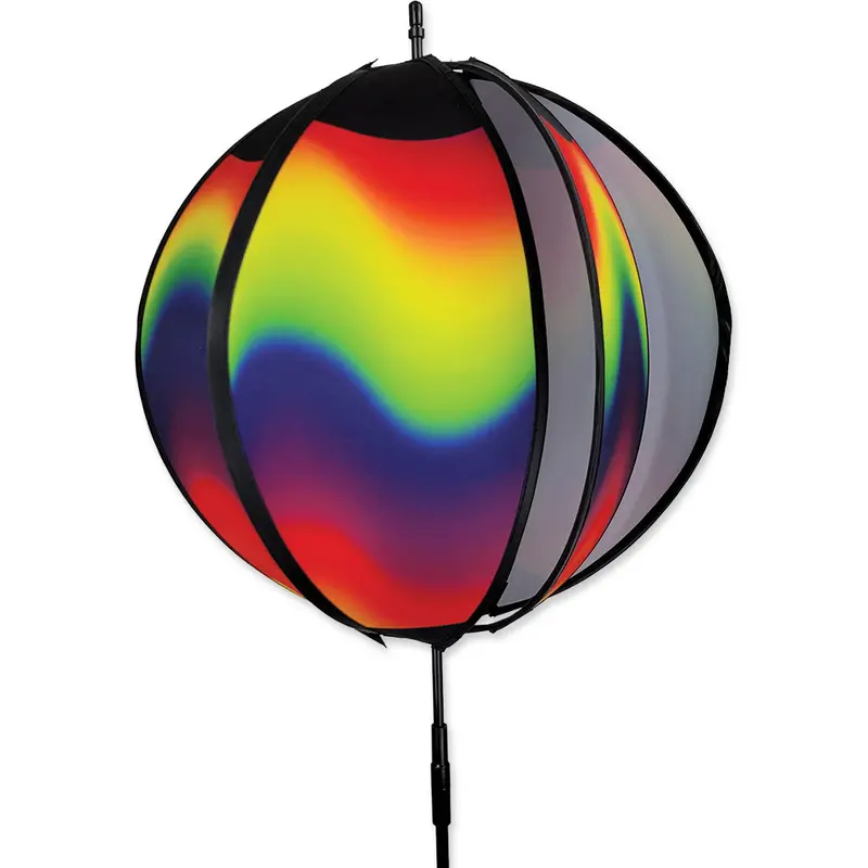 15 In. Ball Spinner - Wavy Gradient 1