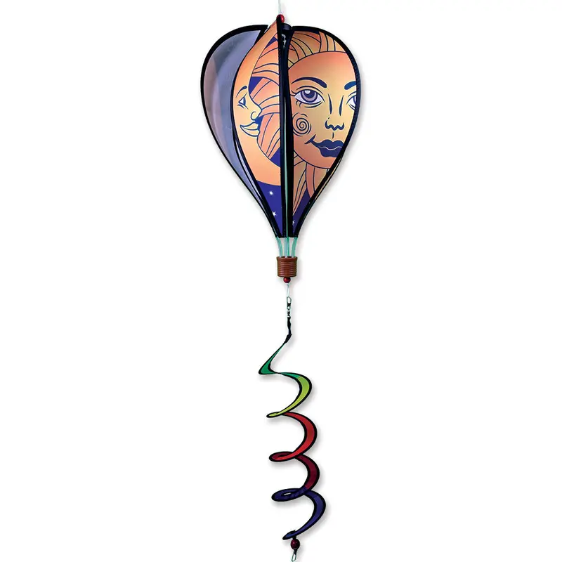 16 In. Hot Air Balloon - Celestial Sun And Moon 1
