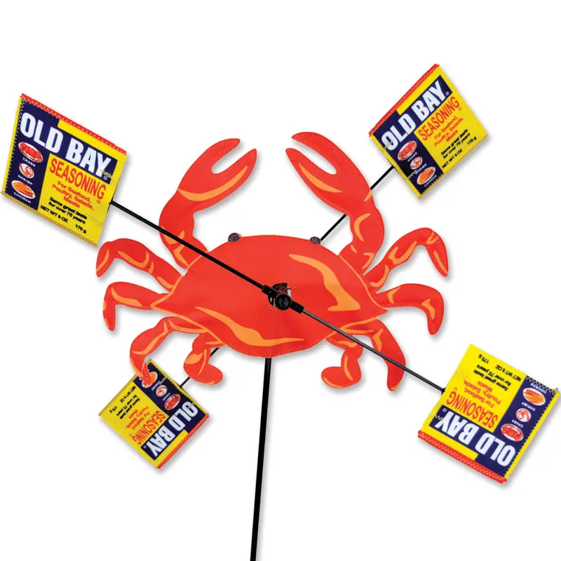 16 In. Whirligig Spinner - Old Bay Red Crab 1