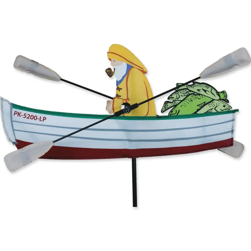 18 In. Whirligig Spinner - Fisherman 1