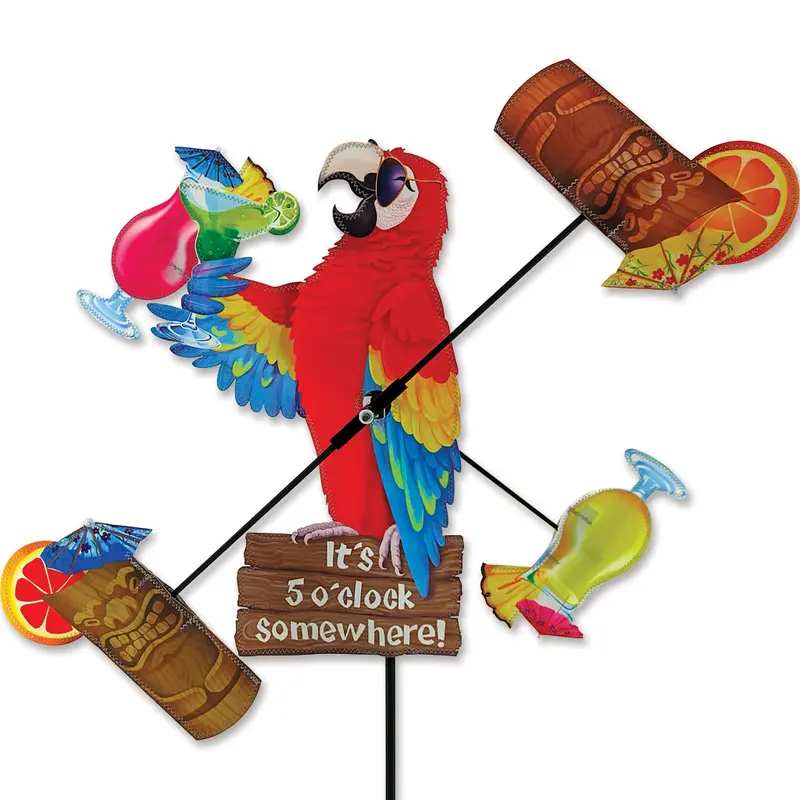 18 In. Whirligig Spinner - Island Parrot 1