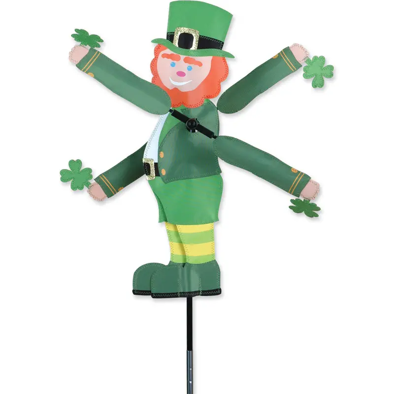 18 In. Whirligig Spinner - Leprechaun 1