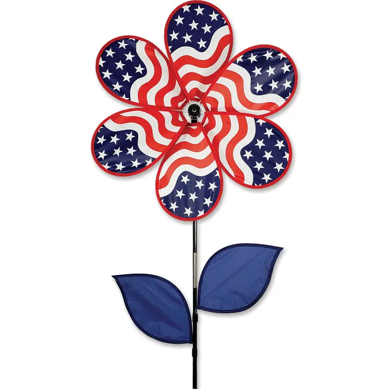 19 In. Flower Spinner - Patriotic (Bold Innovations) 1