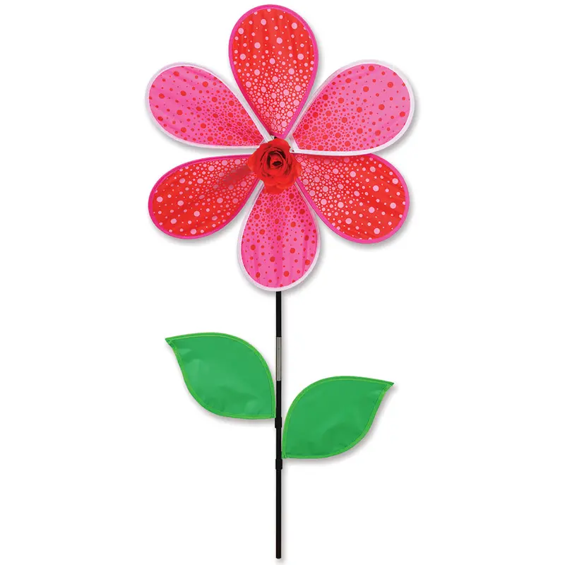 19 In. Red Rose Spinner (Bold Innovations) 1