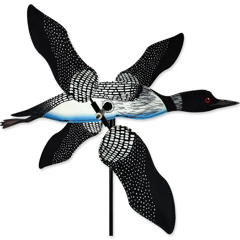 19 In. Whirligig Spinner - Loon 1