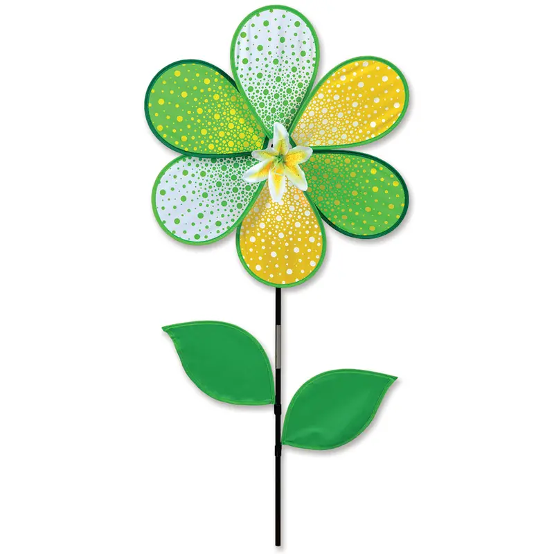 19 In. Yellow Lily Spinner (Bold Innovations) 1