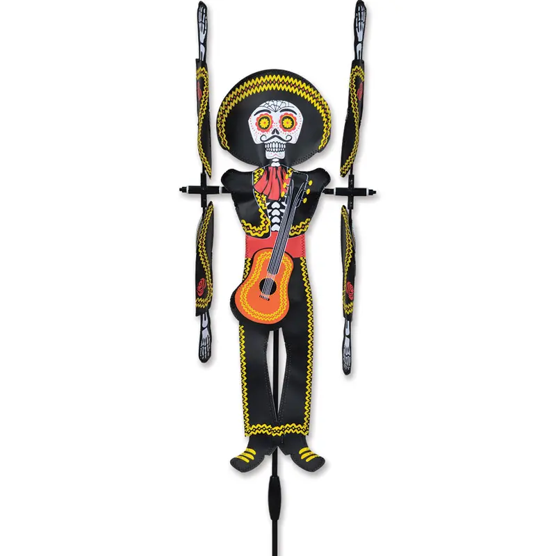 20 In. Whirligig Spinner - Day Of The Dead Man 1