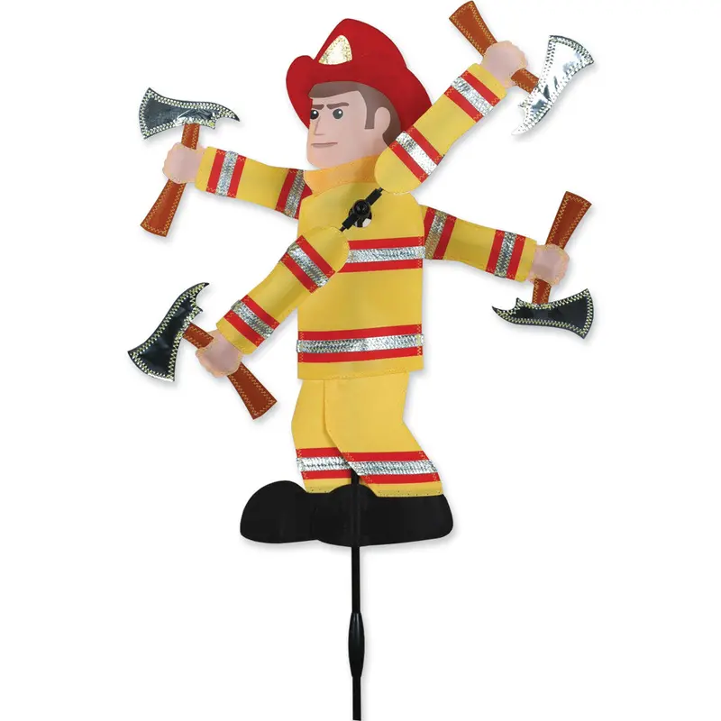 20 In. Whirligig Spinner - Fireman 1