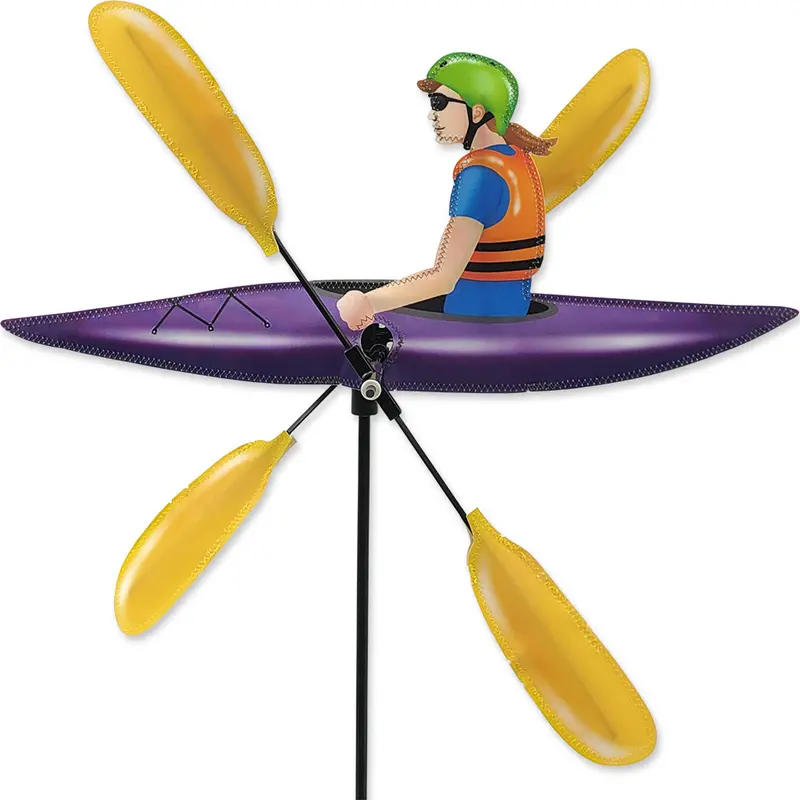 20 In. Whirligig Spinner - Lady Kayaker 1