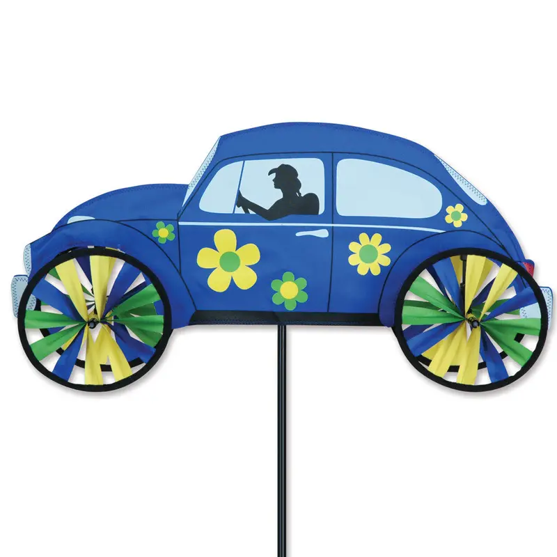 22 In. Vw Hippie Mobile Spinner - Blue 1