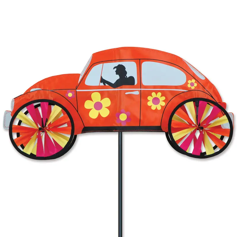 22 In. Vw Hippie Mobile Spinner - Orange 1