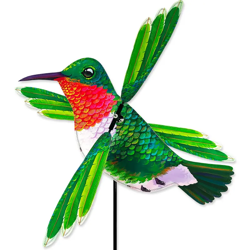 22 In. Whirligig Spinner - Hummingbird 1