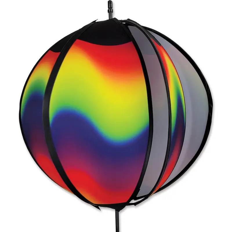 24 In. Ball Spinner - Wavy Gradient 1