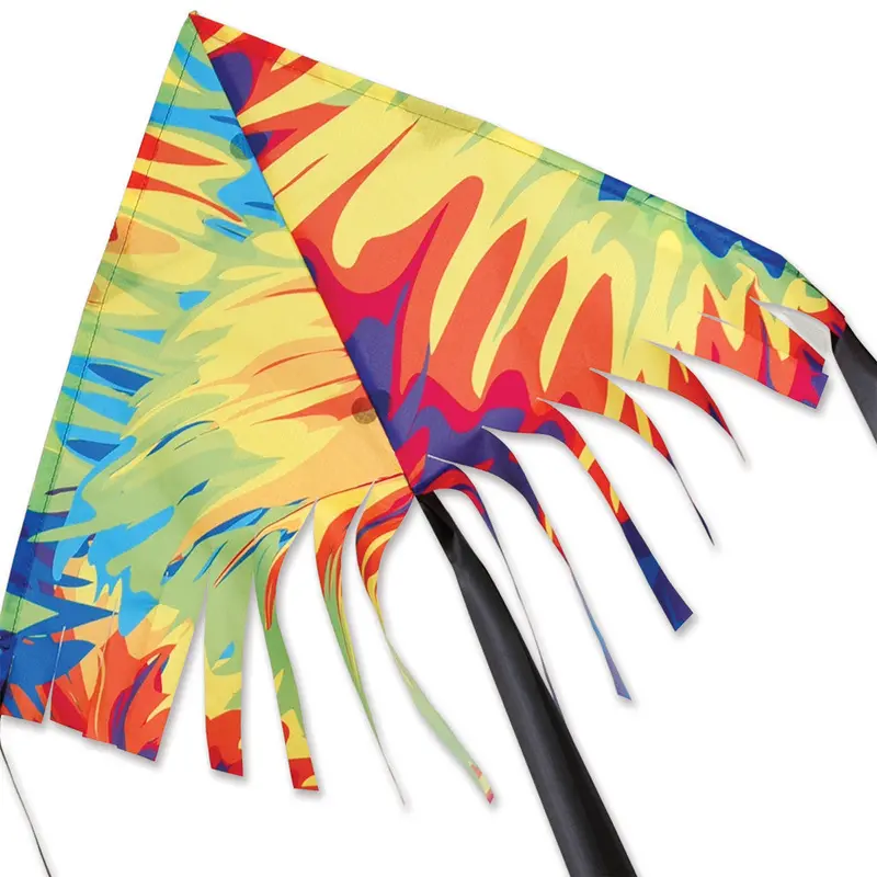 24 In. Fringe Delta Kite - Tie Dye 1