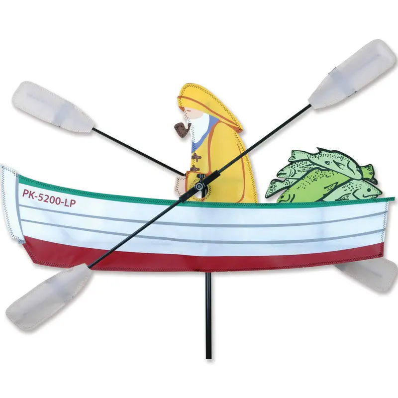 24 In. Whirligig Spinner - Fisherman 1