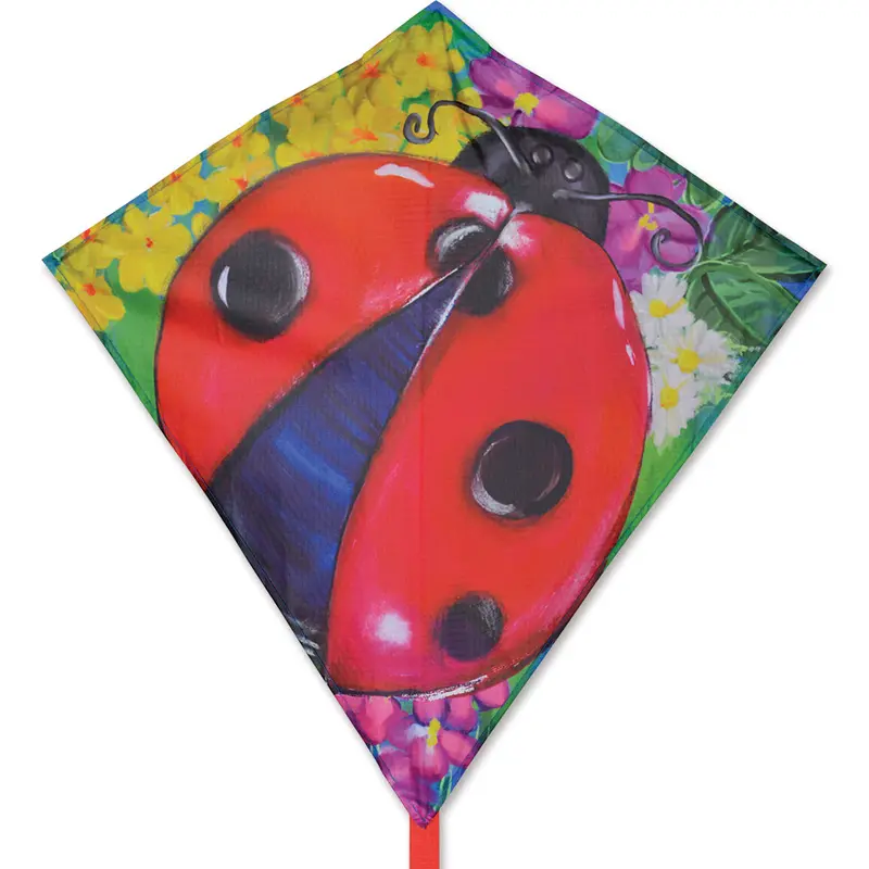 25 In. Diamond Kite - Ladybug 1