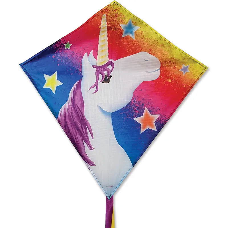 25 In. Diamond Kite - Unicorn Lucky Stars 1