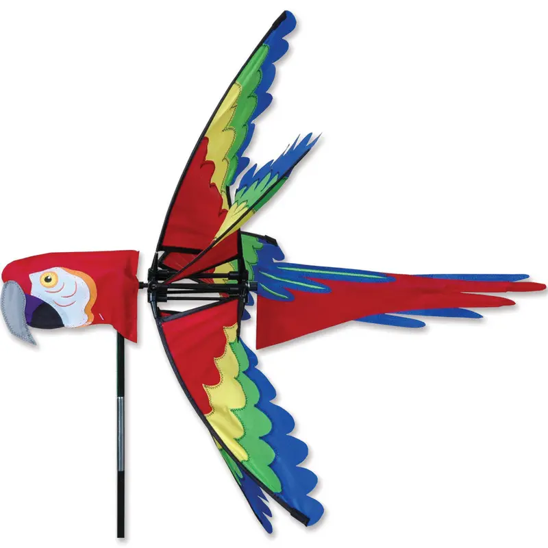 27 In. Scarlet Macaw Spinner 1