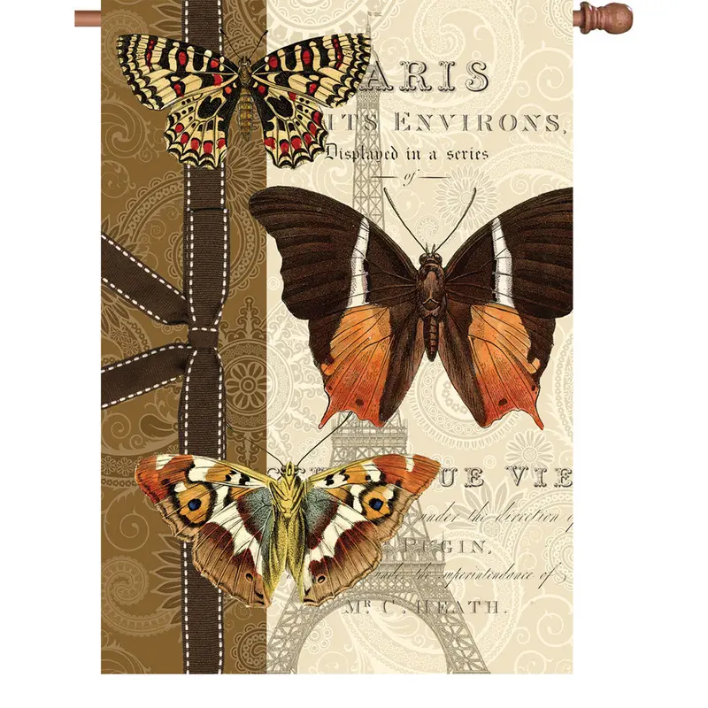 28 In. Flag - Parisian Papillon 1