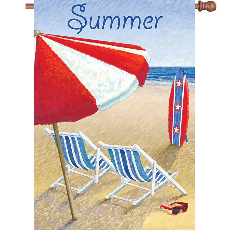 28 In. Flag - Patriotic Beach Chairs 1