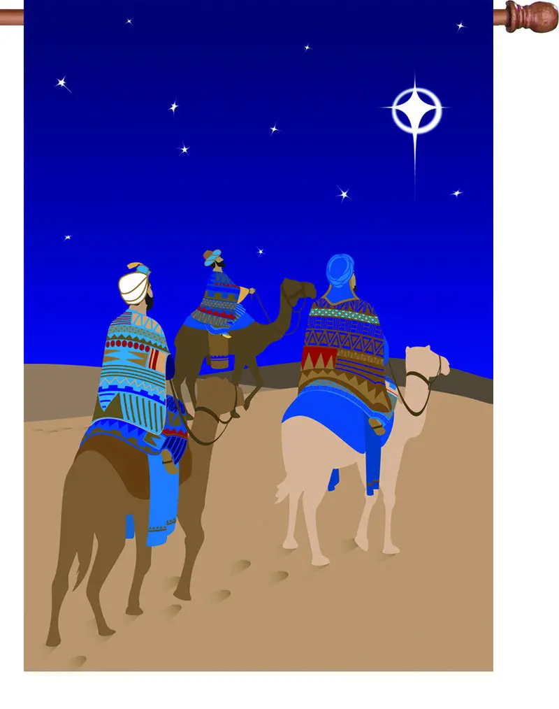 28 In. Flag - Three Wisemen 1