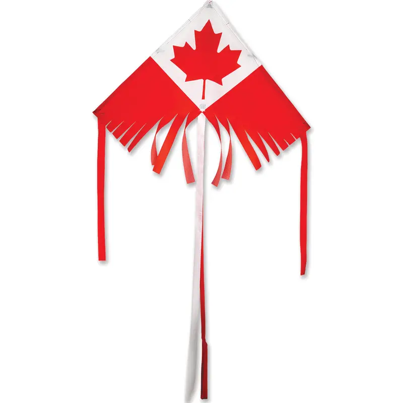 28 In. Fringe Delta Kite - Canada Flag 1