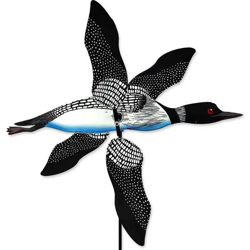 28 In. Whirligig Spinner - Loon 1