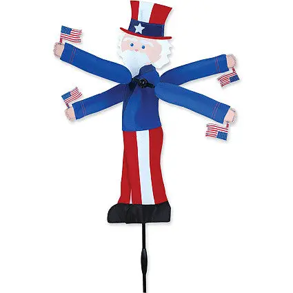 29 In. Whirligig Spinner - Uncle Sam 1