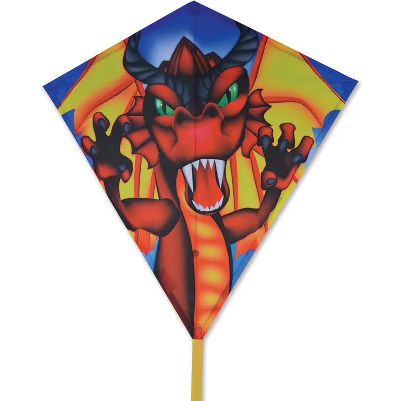 30 In. Diamond Kite - Flame Wing Dragon 1