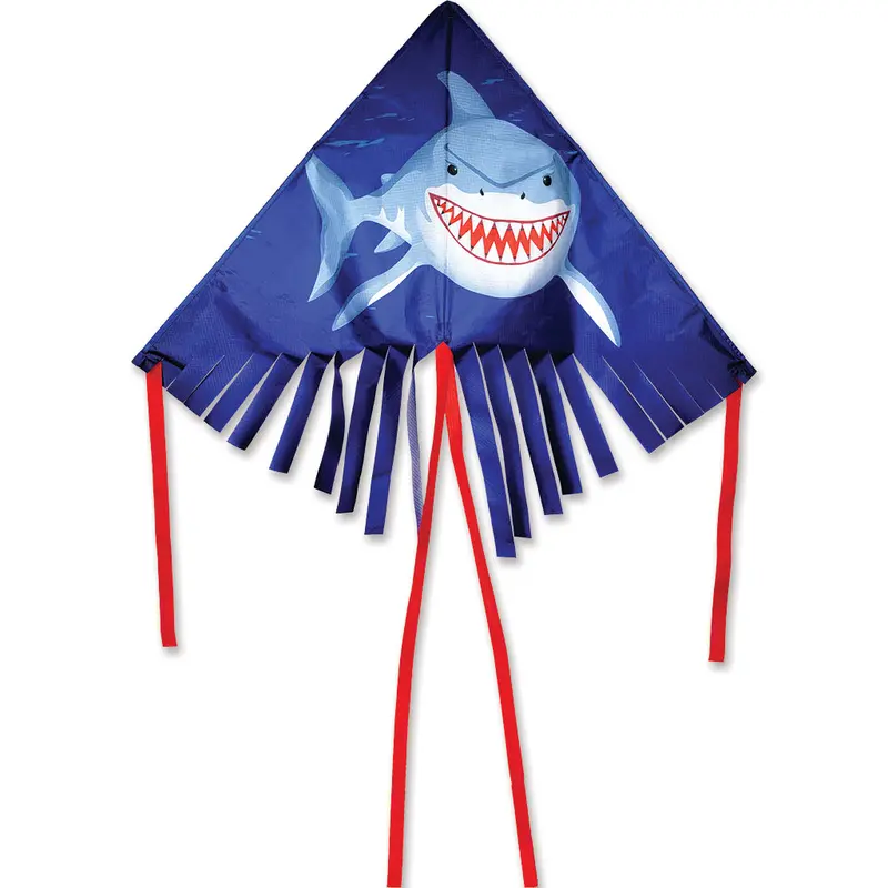 42 In. Fringe Delta Kite - Shark 1