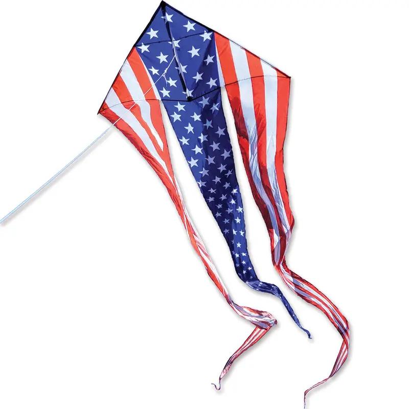 46 In. Flo-Train Delta Kite - Patriotic (Single Kite) 1