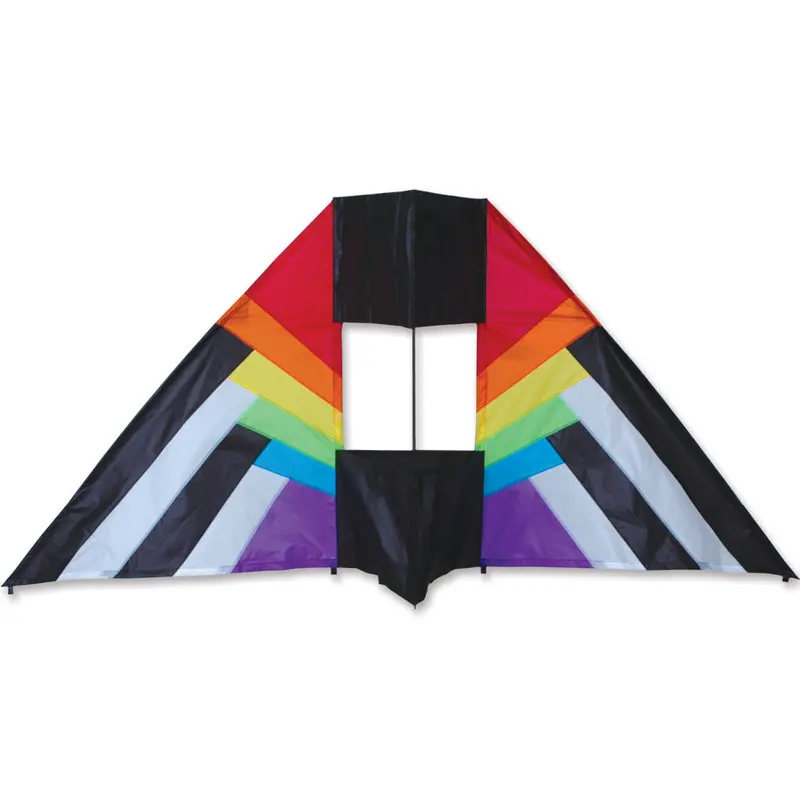 5.5 Ft. Box Delta Kite - Rainbow Spectrum 1