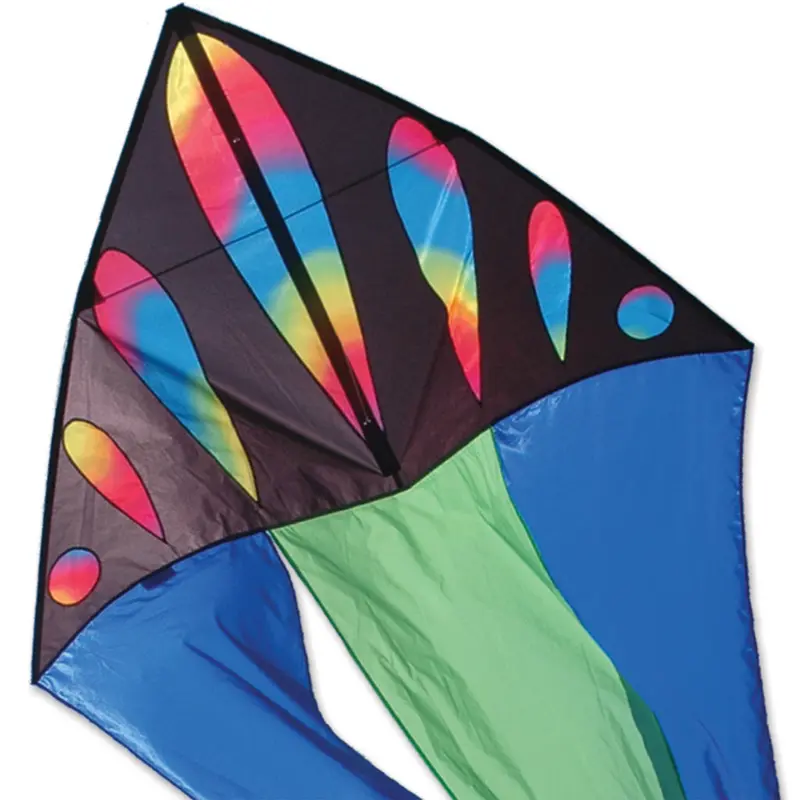 56 In. Flo-Tail Delta Kite - Wavy Bullets 1