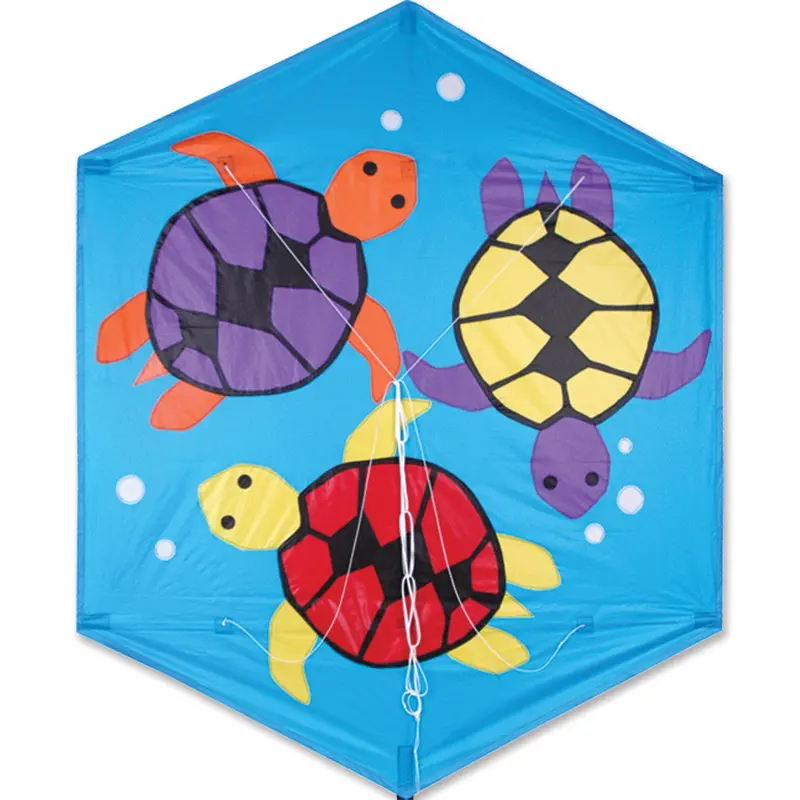 56 In. Rokkaku Kite - Sea Turtles 1