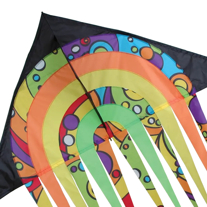 56 In. Stream Delta Kite - Rainbow Orbit 1
