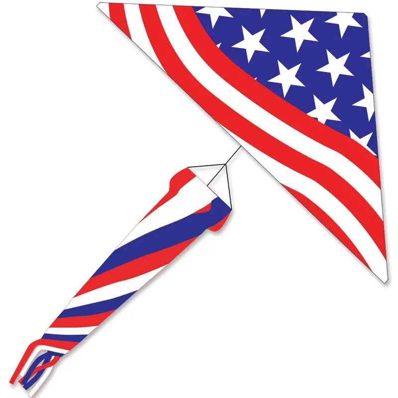 6.5 Ft. Delta Kite - Old Glory Pack 1