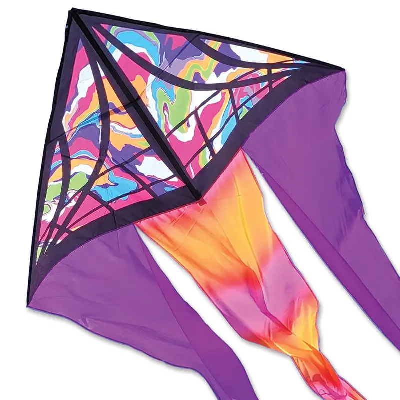 6.5 Ft. Flo-Tail Delta Kite - Marble 1