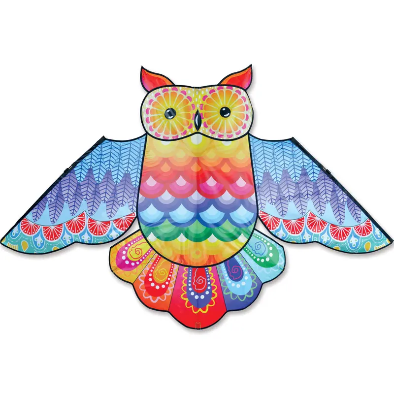 70 In. Rainbow Owl Kite 1