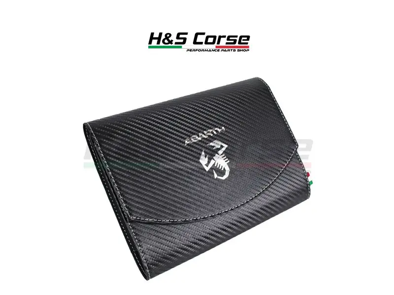 Abarth Documenten Map Carbon Look 1