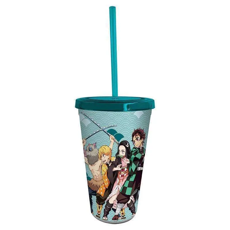Aby Cup W/ Straw: Demon Slayer- Crew 1