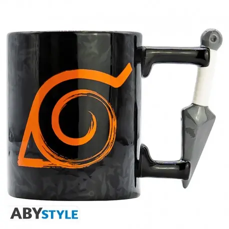 Aby Mug: Naruto- Naruto Shippuden Konoha W/ Kunai Handle (3D) 1